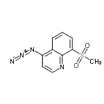 CAS#: 114935-78-3， 4-Azido-8-(Methylsulfonyl)Quinoline