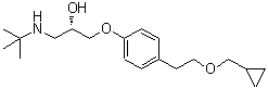 CAS#: 114987-56-3， (S)-1-[4-[2-(Cyclopropylmethoxy)Ethyl]Phenoxy]-3-[(1,1-Dimethylethyl)Amino]-2-Propanol