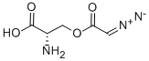 structure of CAS# 115-02-6, O-(2-Diazoacetyl)-L-Serine;(Z)-1-(2-Amino-3-Hydroxy-3-Oxopropoxy)-2-Diazonioethenolate;1-(2-Amino-3-Hydroxy-3-Oxopropoxy)-2-Diazonioethenolate;(E)-1-(2-Amino-3-Hydroxy-3-Oxo-Propoxy)-2-Diazonio-Ethenolate