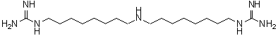 结构式 CAS# 115044-19-4, 1,1'-(亚氨基二-8,1-辛烷二基)二胍
