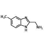 structure of CAS# 115087-90-6, 1-(6-Methyl-1H-Benzimidazol-2-Yl)Methanamine;(5-methyl-1H-benzimidazol-2-yl)methylamine;(5-Methyl-1H-benzimidazol-2-yl)methylamine dihydrochloride;(5-methyl-1H-benzo[d]imidazol-2-yl)methanamine