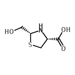 CAS#: 115127-64-5， (2R,4R)-2-(Hydroxymethyl)-1,3-Thiazolidine-4-Carboxylic Acid