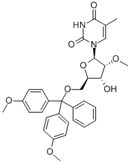CAS#: 115173-73-4， 5'-O-[Bis(4-Methoxyphenyl)Phenylmethyl]-alpha-Methoxy-Thymidine