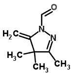 CAS#: 115174-62-4， 3,4,4-Trimethyl-5-Methylene-4,5-Dihydro-1H-Pyrazole-1-Carbaldehyde