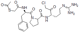 CAS#: 115290-74-9， N(alpha)-((Acetylthio)Acetyl)-Phenylalanyl-Prolyl-Arginine Chloromethyl Ketone