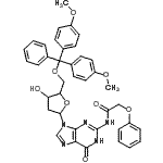 CAS#: 115388-95-9， N-[9-[5-[[Bis(4-Methoxyphenyl)-Phenyl-Methoxy]Methyl]-4-Hydroxy-Tetrahydrofuran-2-Yl]-6-Oxo-1H-Purin-2-Yl]-2-Phenoxy-Acetamide