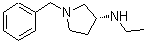 结构式 CAS# 115445-21-1, (3R)-1-苄基-N-乙基-3-吡咯烷胺