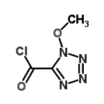 CAS 登录号：115751-80-9， 1-甲氧基-1H-四唑-5-甲酰氯