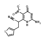 CAS#: 115787-67-2， 2-(2-Amino-5-Nitro-6-Oxo-3,6-Dihydro-4-Pyrimidinyl)-3-(3-Thienyl)(1-<Sup>14</Sup>C)Propanenitrile