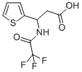 结构式 CAS# 115957-22-7, 3-(2-噻吩基)-3-[(2,2,2-三氟乙酰基)氨基]丙酸