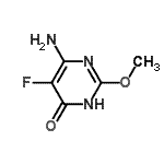 CAS 登录号：116092-13-8， 6-氨基-5-氟-2-甲氧基-4(1H)-嘧啶酮