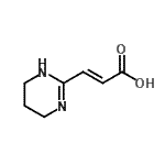 CAS 登录号：116162-28-8， (2E)-3-(1,4,5,6-四氢-2-嘧啶基)丙烯酸