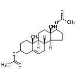 CAS 登录号：116262-99-8， 雄甾-5-烯-3,17-二基二乙酸酯