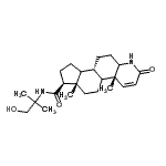 CAS#: 116285-36-0， (4aR,6aS,7S,9bS)-N-(1-Hydroxy-2-Methyl-2-Propanyl)-4A,6A-Dimethyl-2-Oxo-2,4A,4B,5,6,6A,7,8,9,9A,9B,10,11,11A-Tetradecahydro-1H-Indeno[5,4-f]Quinoline-7-Carboxamide