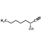 CAS#: 116297-10-0， (2R)-2-Hydroxyheptanenitrile