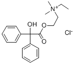 CAS#: 1164-38-1， Ethyl-[2-(2-Hydroxy-2,2-Diphenylacetyl)Oxyethyl]-Dimethylazanium Chloride