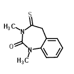 CAS#: 116465-71-5， 1,3-Dimethyl-4-Thioxo-1,3,4,5-Tetrahydro-2H-1,3-Benzodiazepin-2-One