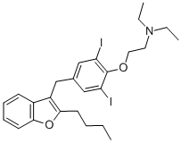 CAS#: 116523-57-0， De-ketoamiodarone