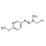 CAS#: 116548-39-1， [(2E)-3-(6-Methoxy-3-Pyridinyl)-1-Methyl-2-Triazen-1-Yl]Methanol