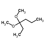 structure of CAS# 116549-34-9, 3,3-Dimethoxyhexane