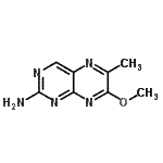 CAS#: 116616-64-9， 7-Methoxy-6-Methyl-2-Pteridinamine