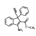 CAS#: 116617-18-6， Methyl 3-Amino-1-Cyano-1-Phenyl-1H-Indene-2-Carboxylate