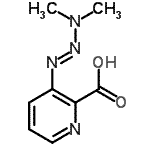 CAS#: 116708-30-6， 3-[(1E)-3,3-Dimethyl-1-Triazen-1-Yl]-2-Pyridinecarboxylic Acid