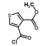 CAS#: 116722-20-4， Methyl 4-(Chlorocarbonyl)-3-Thiophenecarboxylate