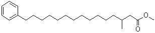 CAS#: 116754-85-9， Methyl 3-Methyl-15-Phenylpentadecanoate