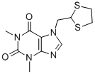 CAS#: 116763-36-1， 7-(1,3-Dithiolan-2-ylmethyl)-1,3-dimethylxanthine