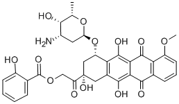 CAS#: 116782-68-4， 14-Salicyloyldaunorubicin