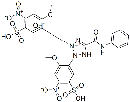 CAS#: 117038-70-7， 4-Methoxy-5-[3-(2-Methoxy-4-Nitro-5-Sulfophenyl)-5-(Phenylcarbamoyl)Tetrazol-3-Ium-2-Yl]-2-Nitrobenzenesulfonate