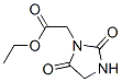 structure of CAS# 117043-46-6, Ethyl 2-(2,5-Dioxoimidazolidin-1-Yl)Acetate;2-(2,5-Dioxo-1-Imidazolidinyl)Acetic Acid Ethyl Ester;2-(2,5-Diketoimidazolidin-1-Yl)Acetic Acid Ethyl Ester;Ethyl 2-(2,5-Dioxoimidazolidin-1-Yl)Ethanoate