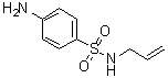 structure of CAS# 117057-51-9, N-Allyl-4-Aminobenzenesulfonamide;[(4-aminophenyl)sulfonyl]prop-2-enylamine;4-amino-N-(prop-2-en-1-yl)benzenesulfonamide;benzenesulfonamide, 4-amino-N-2-propenyl-