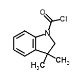 CAS#: 117086-95-0， 3,3-Dimethyl-1-Indolinecarbonyl Chloride