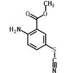 CAS#: 117324-16-0， Methyl 2-Amino-5-Thiocyanatobenzoate