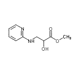 CAS#: 117342-50-4， Methyl 2-Hydroxy-3-(2-Pyridinylamino)Propanoate