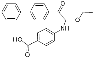 CAS#: 1174-11-4， 4-[[1-Ethoxy-2-Oxo-2-(4-Phenylphenyl)Ethyl]Amino]Benzoic Acid