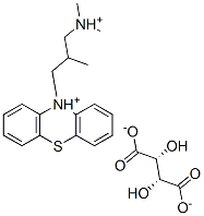 CAS 登录号:1175-88-8, 10-(3-(二甲基铵基)-2-甲基丙基)-10H-吩噻嗪鎓(R-(R*,R*))-酒石酸盐