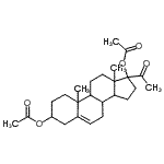 CAS#: 1176-21-2， 20-Oxopregn-5-Ene-3,17-Diyl Diacetate