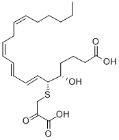 CAS#: 117675-20-4， 5S-Hydroxy-6R-(S-(2-Oxo-3-Thiopropionyl))-7E,9E,11Z,14Z-Eicosatetraenoic Acid