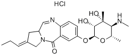 CAS#: 117782-84-0， (8Z)-2-(3,4-Dihydroxy-4,6-Dimethyl-5-Methylaminooxan-2-Yl)Oxy-8-Propylidene-7,9-Dihydro-6aH-Pyrrolo[2,1-c][1,4]Benzodiazepin-11-One
