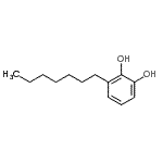 CAS 登录号：117788-50-8， 3-庚基-1,2-苯二酚