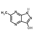 CAS#: 117883-59-7， 6-Methyl-1H-Pyrazolo[3,4-b]Pyrazin-3-Ol