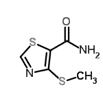 CAS#: 117887-06-6， 4-(Methylsulfanyl)-1,3-Thiazole-5-Carboxamide