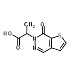 CAS#: 118376-66-2， 2-(7-Oxothieno[2,3-d]Pyridazin-6(7H)-Yl)Propanoic Acid