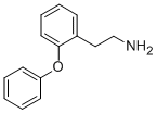 structure of CAS# 118468-16-9, 2-[2-(Phenoxy)Phenyl]Ethanamine;2-[2-(Phenoxy)Phenyl]Ethylamine;Fs000888;2-Phenoxyphenethylamine