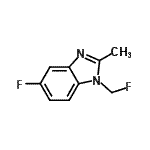 CAS#: 118469-17-3， 5-Fluoro-1-(Fluoromethyl)-2-Methyl-1H-Benzimidazole