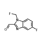 CAS#: 118469-19-5， 5-Fluoro-1-(Fluoromethyl)-1H-Benzimidazole-2-Carbaldehyde