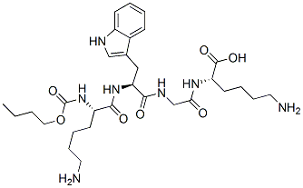CAS#: 118573-63-0， Butyloxycarbonyl-Lysinoyl-Tryptophyl-Glycyl-Lysine